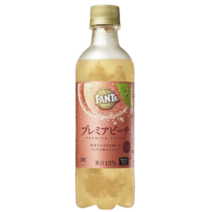 Fanta premium peach flavor 380ml