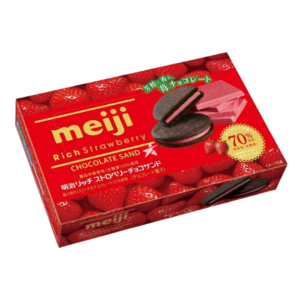 MEIJI Rich Strawberry  chocoate cookies 96g