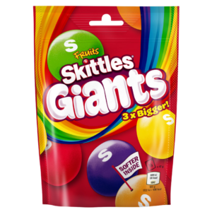 Skittles Giants Vegan Fruit Pouch - 132g