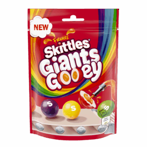 UK-SKITTLES Giants Gooey Sweets Bag 125g