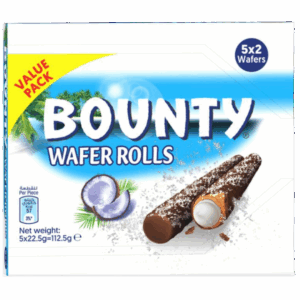 UK - Bounty Crispy Rolls 5 pack 112.5g