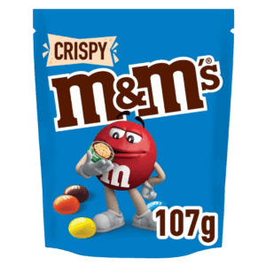 M&M'S CRISPY POUCHES 107g