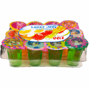 Lazez - Jelly Fruit Flavour 75g*12 cups