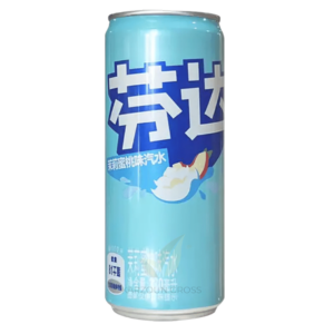 CN  - Fanta Jasmine & Peach Slim can 330ml