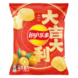 CN - Lay's Kumquat Flavour Potato Chips Bag 70g