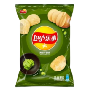 CN - Lay's Wasabi Flavour Potato Chips Bag 70g