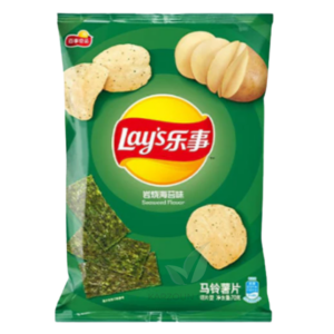 CN - Lay's Seaweed Flavour Potato Chips Bag 70g
