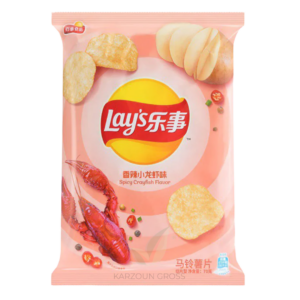 CN - Lay's Spicy Crayfish Flavour Potato Chips Bag 70g