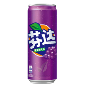 CN - Fanta Grape Slim can 330ml