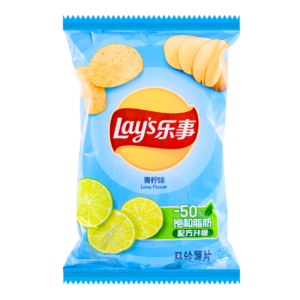 CN - Lay's Lime Flavour Potato Chips Bag 70g