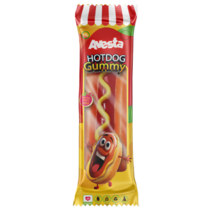 Avesta Hotdog Gummy Display 24x20g