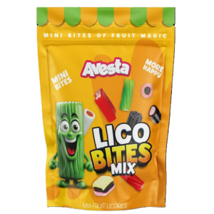 Avesta Lico Bites Fruit Mix Licorice 125g