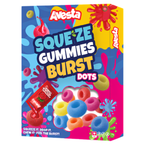 Avesta Squeze Gummies Burst Dots 110g