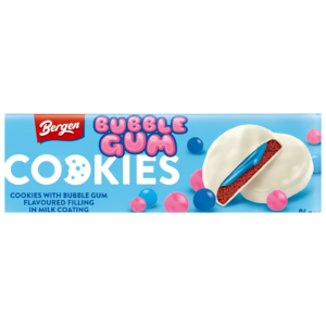 Bergen Bubble Gum Cookies 128g