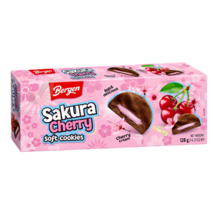 Bergen Sakura Cherry Style Cookies 128g